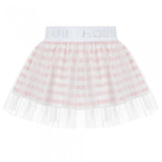LAPIN HOUSE -Stripe Bubble Gum Girl Skirt Set - Pink