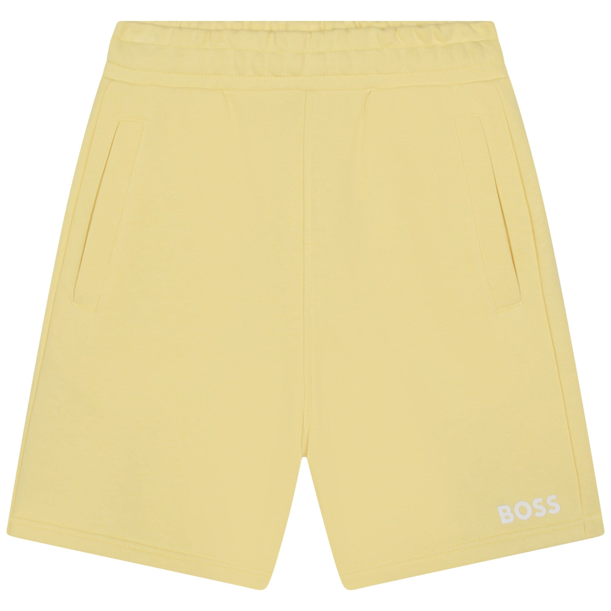 HUGO BOSS - Jersey Shorts - Yellow
