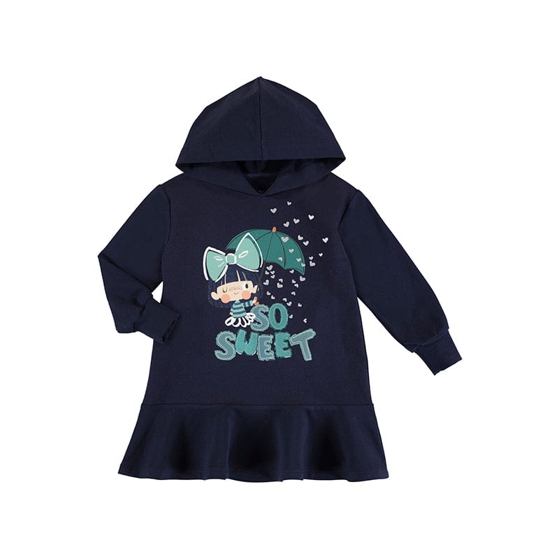MAYORAL - Hooded Dress - Navy
