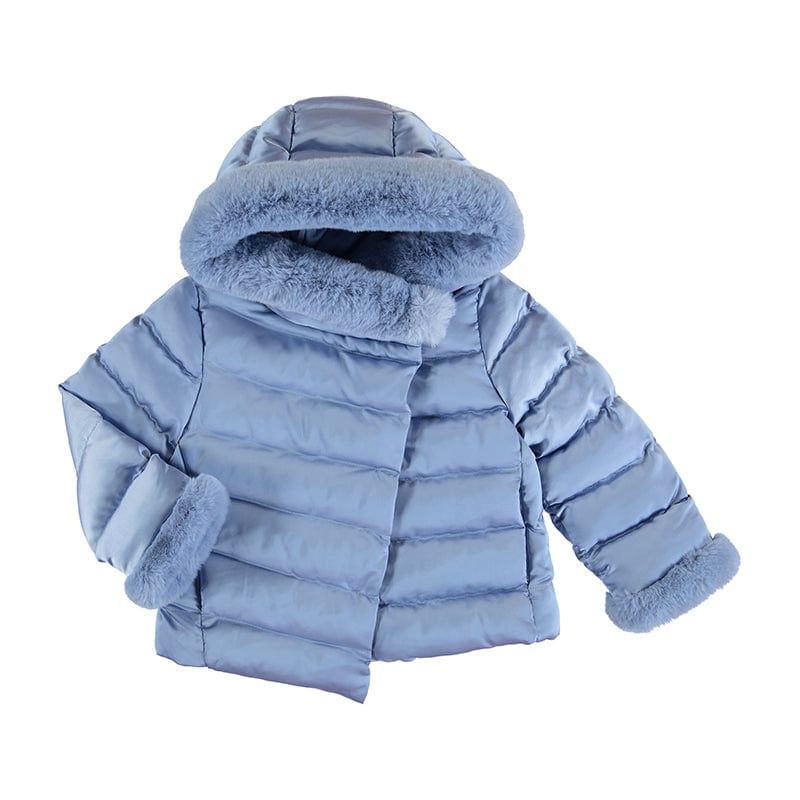 ABEL & LULA - Satin Coat - Blue