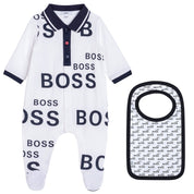 HUGO BOSS - Two Piece Pyjama Set - White