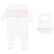 HUGO BOSS - Pyjamas & Bib Set - White / Pink
