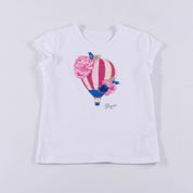 Daga - Hot Air Balloon Short Set - White