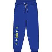 MITCH & SON - Guy Hooded Logo Tracksuit  - Royal Blue