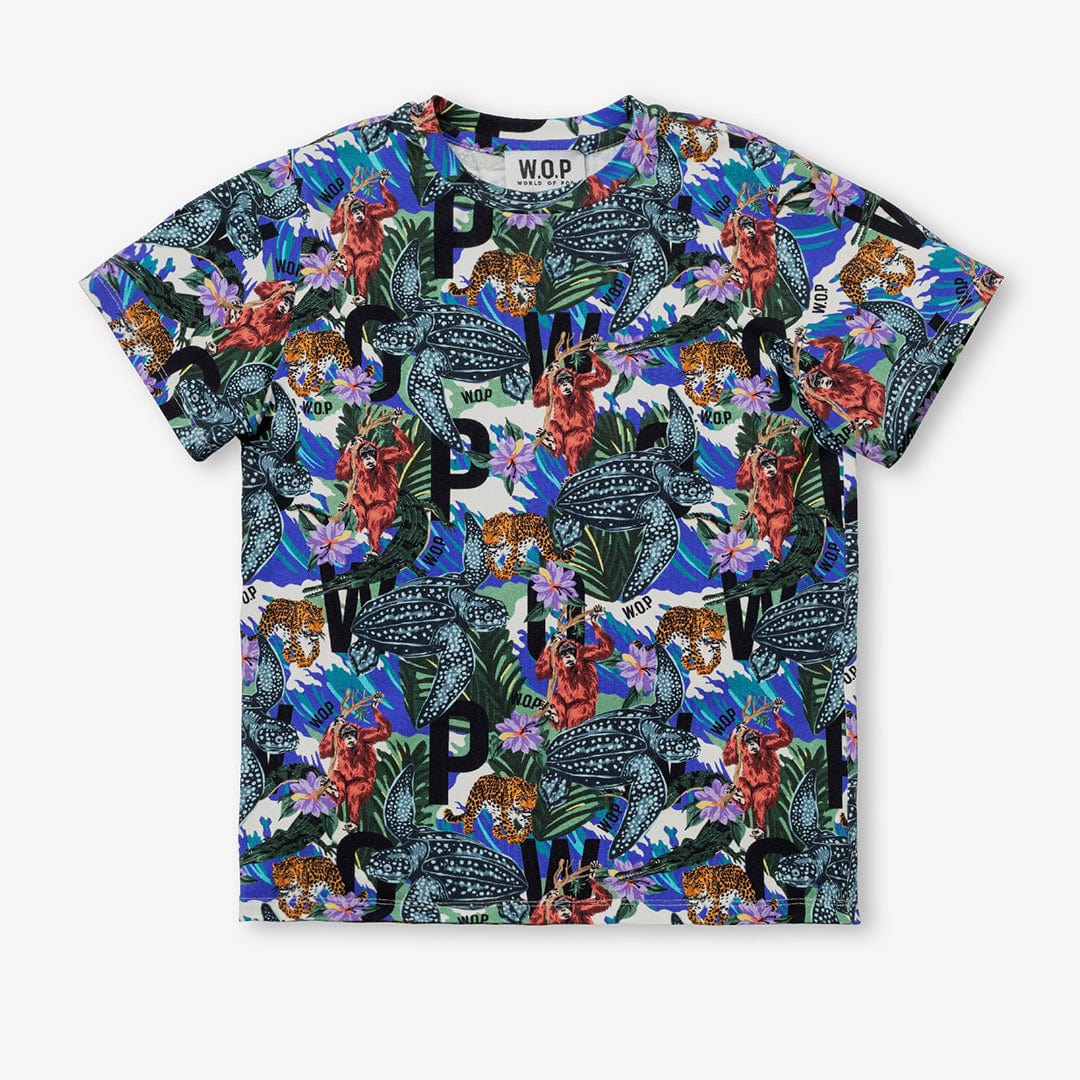 WOP - Animal Lover Jungle T Shirt  - Patterned