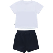 HUGO BOSS - T-Shirt & Bermuda - Blue