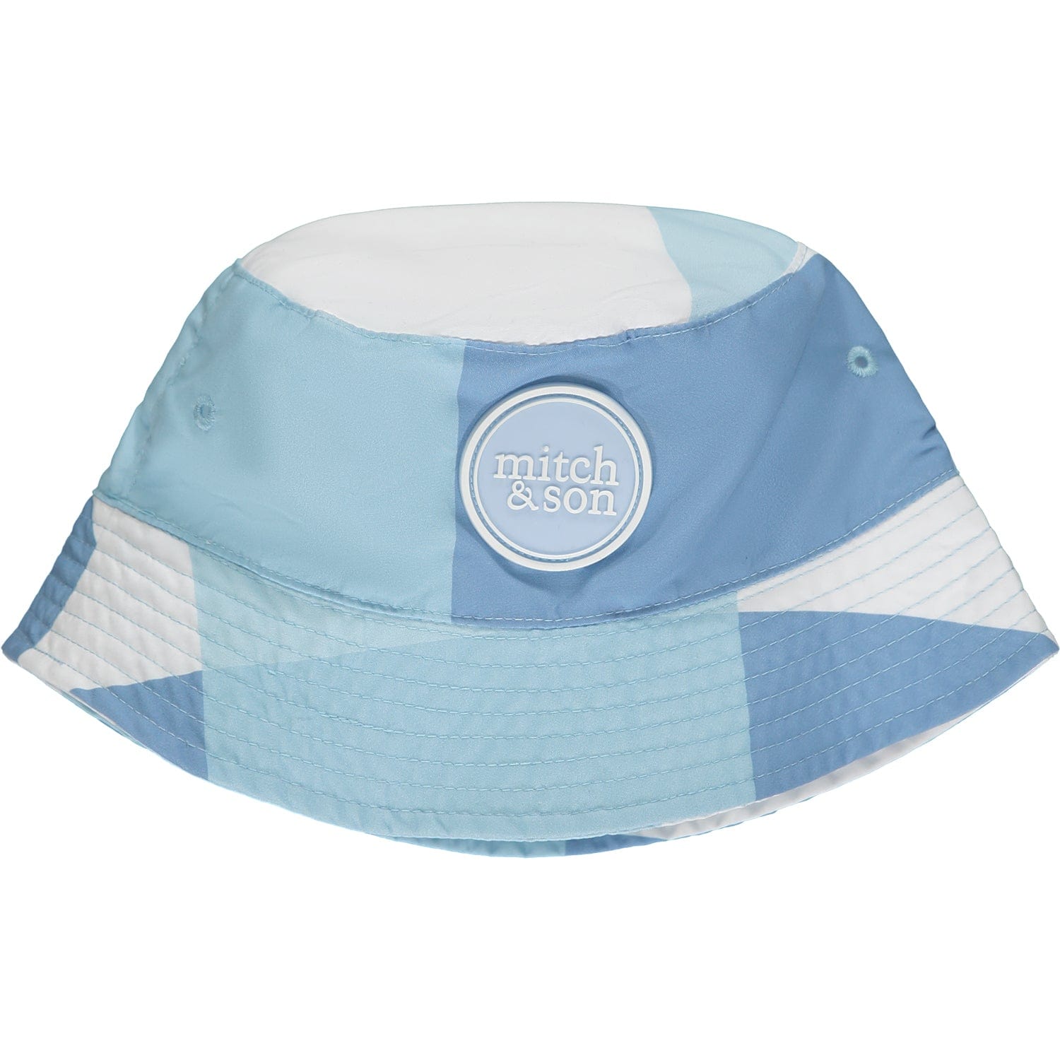 MITCH & SON - James A Time To Fly Square Bucket Hat - Sky Blue