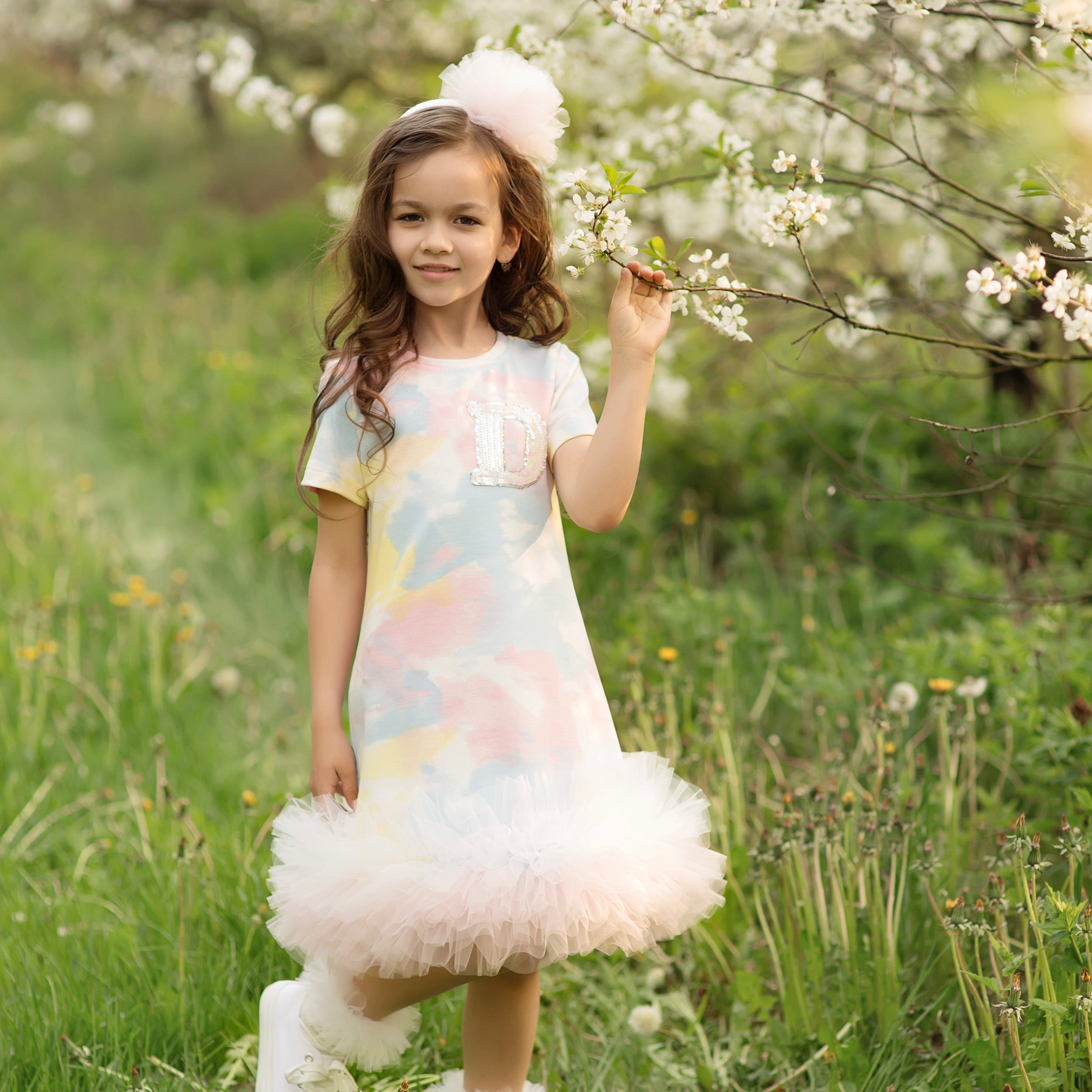 Daga - Tie Dye Tutu Dress - Multi