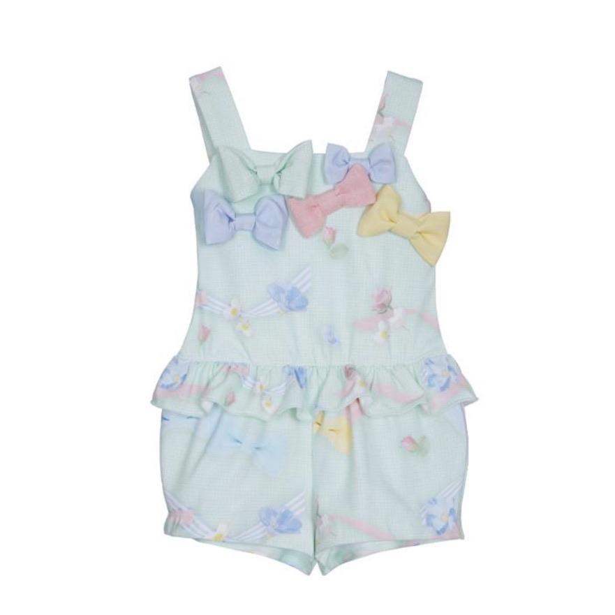 LAPIN HOUSE PASTEL BOW PLAYSUIT