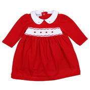 MAGNOLIA BABY - Natalie Smocked Dress - Red