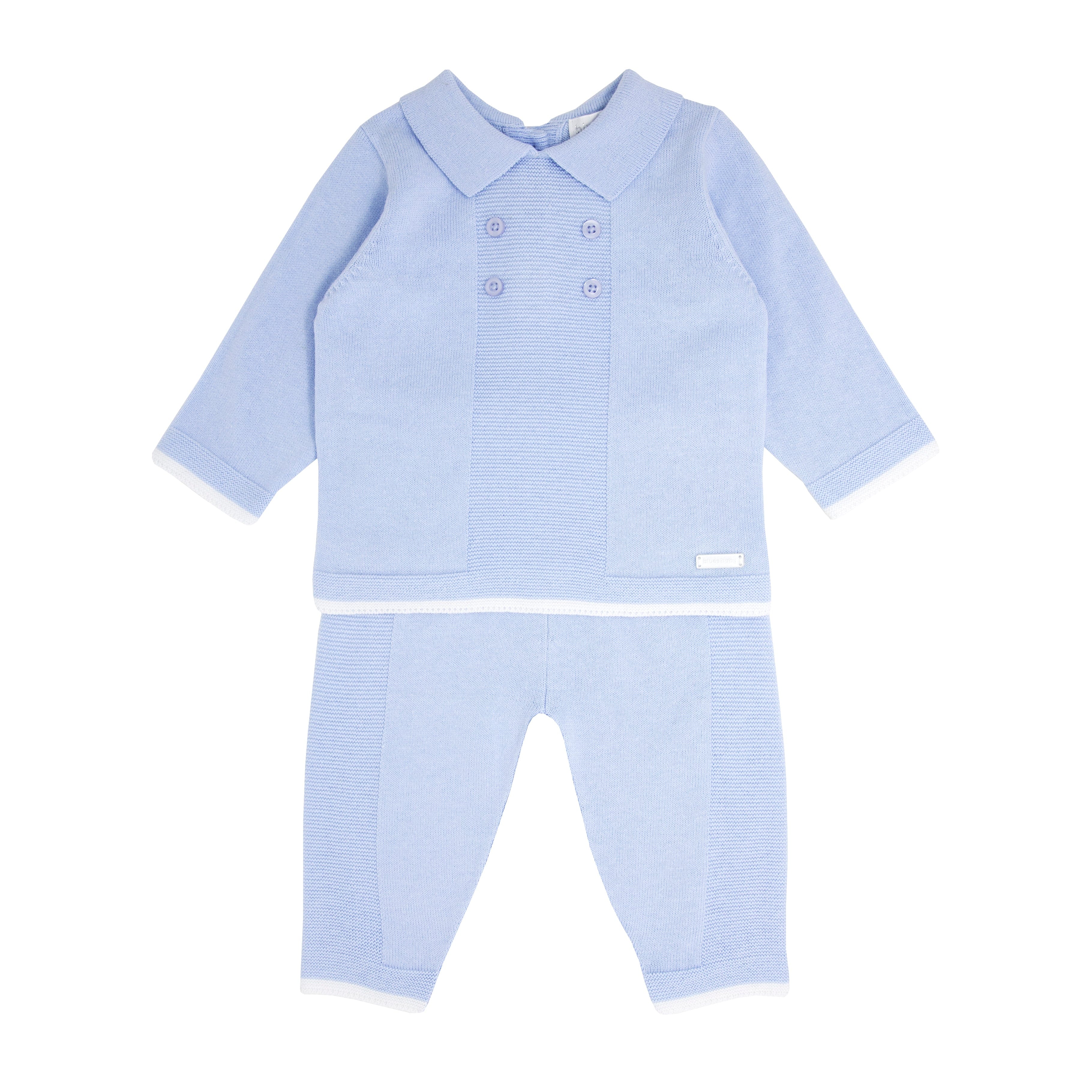 BLUES BABY -  Knit Two Piece - Blue