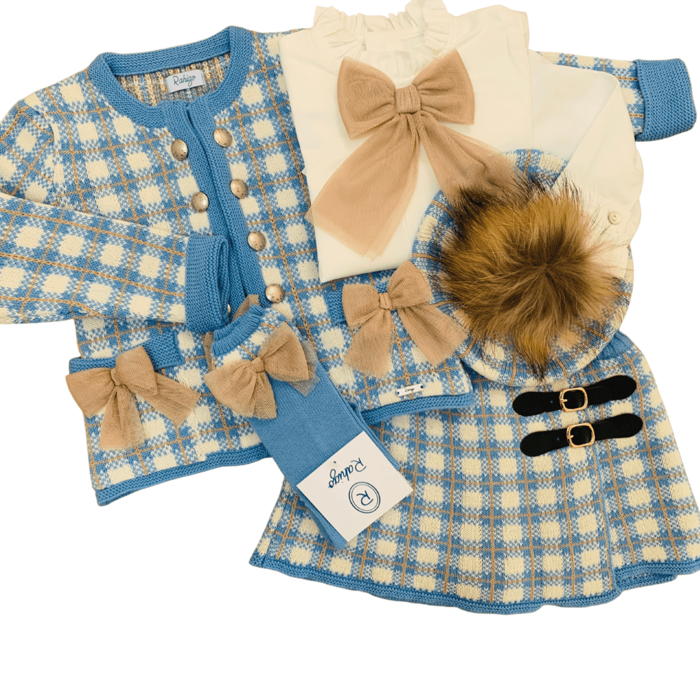 RAHIGO - Tartan Five Piece  Set - Blue