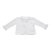 LITTLE A - Gina Summer Bloom Cardigan -White