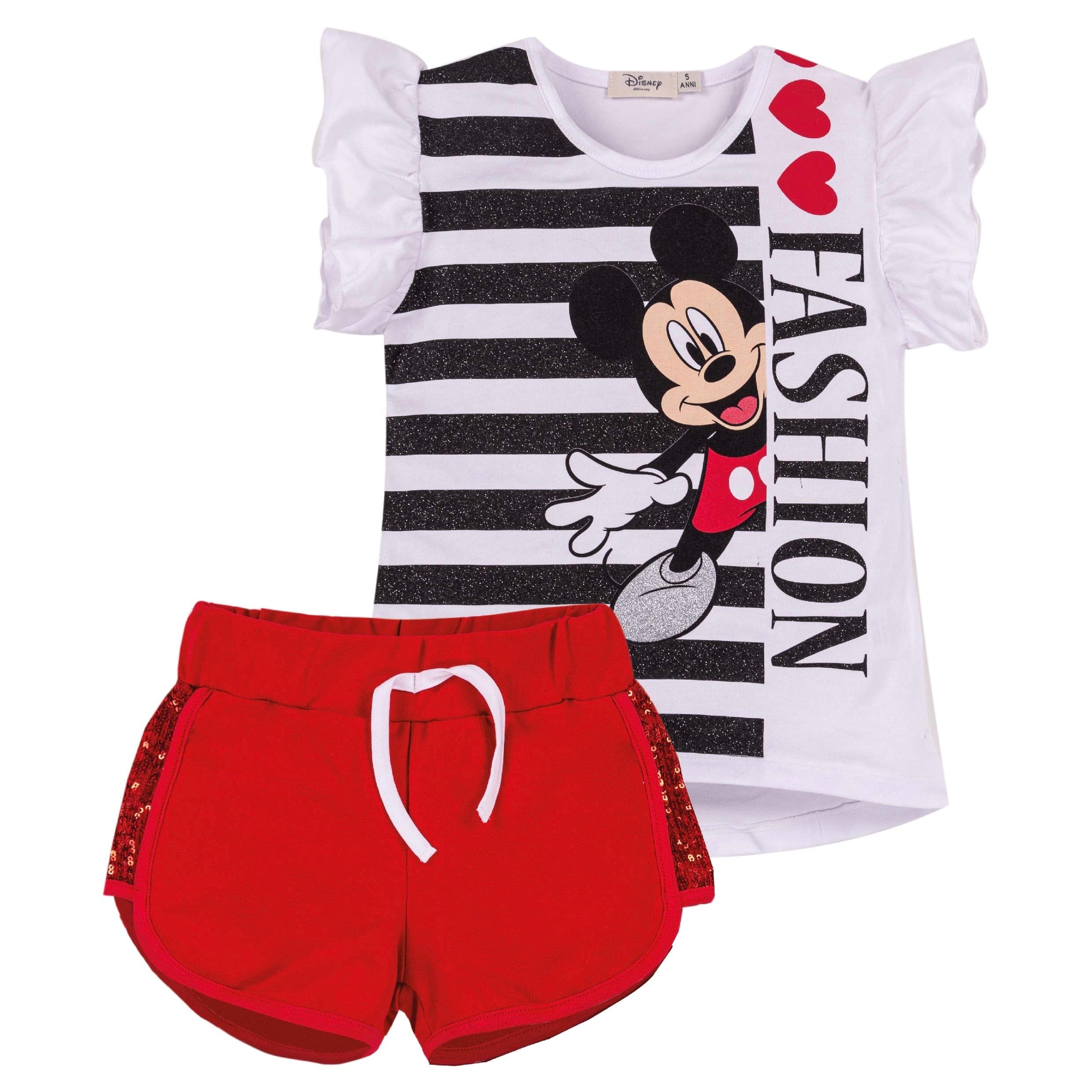 EMC - Mickey Fashion Short Set - Red