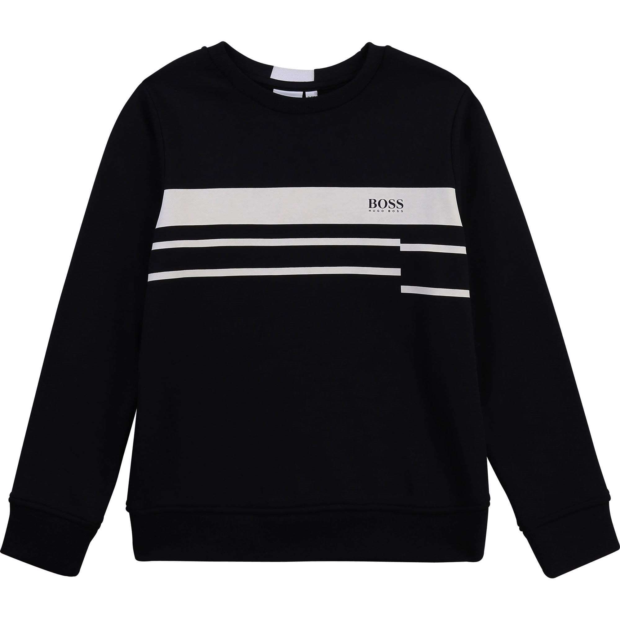 HUGO BOSS - Stripe Sweatshirt - Navy