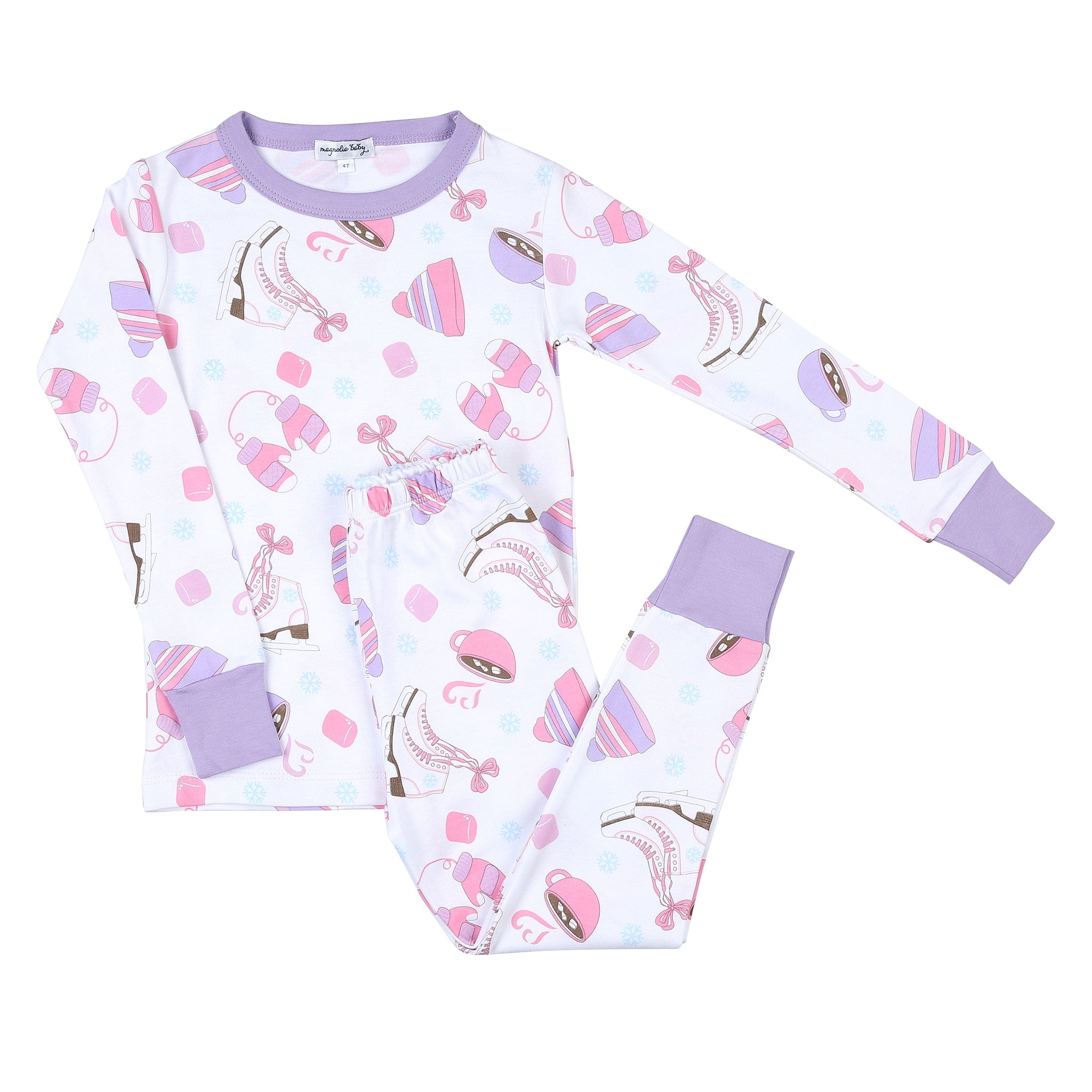 MAGNOLIA BABY - Ice Skating Fun Pyjamas - White