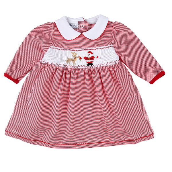 Smocked christmas sales dresses for babies