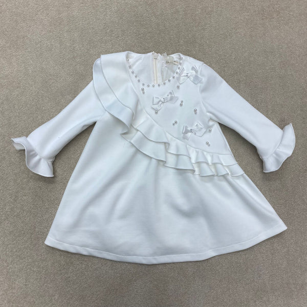 Bimbalo - Frill Detail Dress - Cream