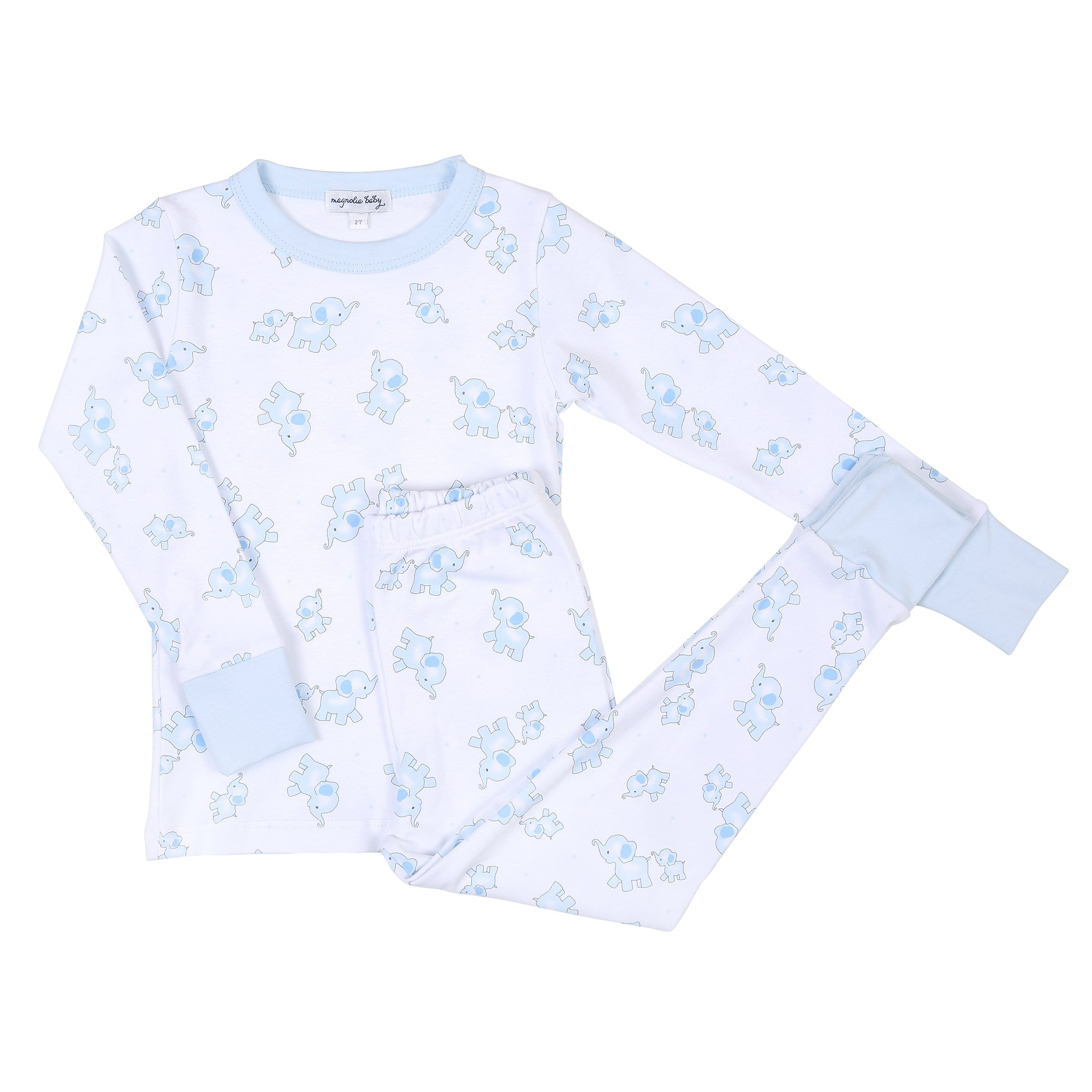 MAGNOLIA BABY - Tiny Elephants Pyjamas - Blue