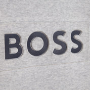 HUGO BOSS - Logo Knit Sweater -  Grey