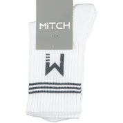 MITCH - Iowa Sports Sock - White