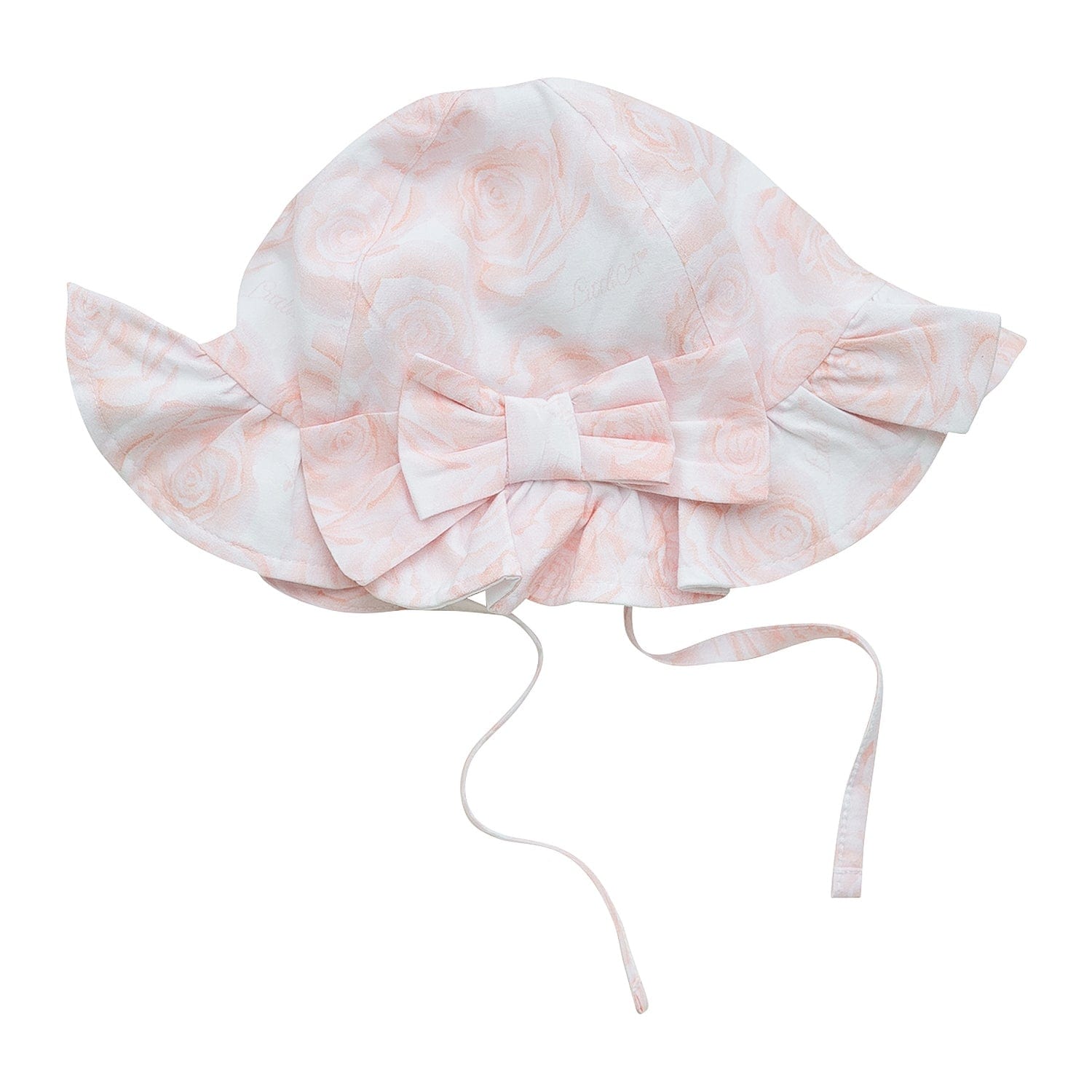 LITTLE A -Gael Summer Bloom Sun Hat - White