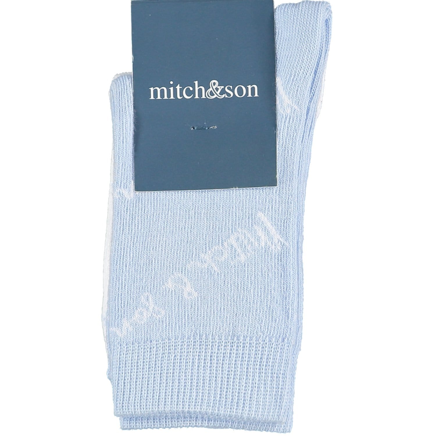 MITCH & SON - Two Pack Signature Sock - Pale Blue