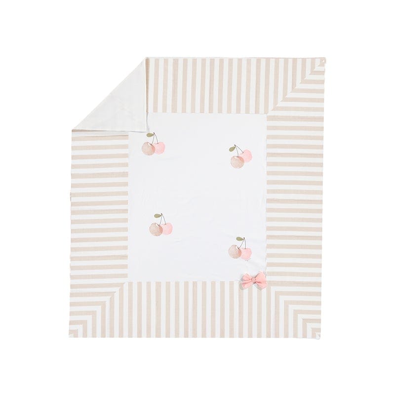 MAYORAL - Peach Cherry Blanket - Taupe