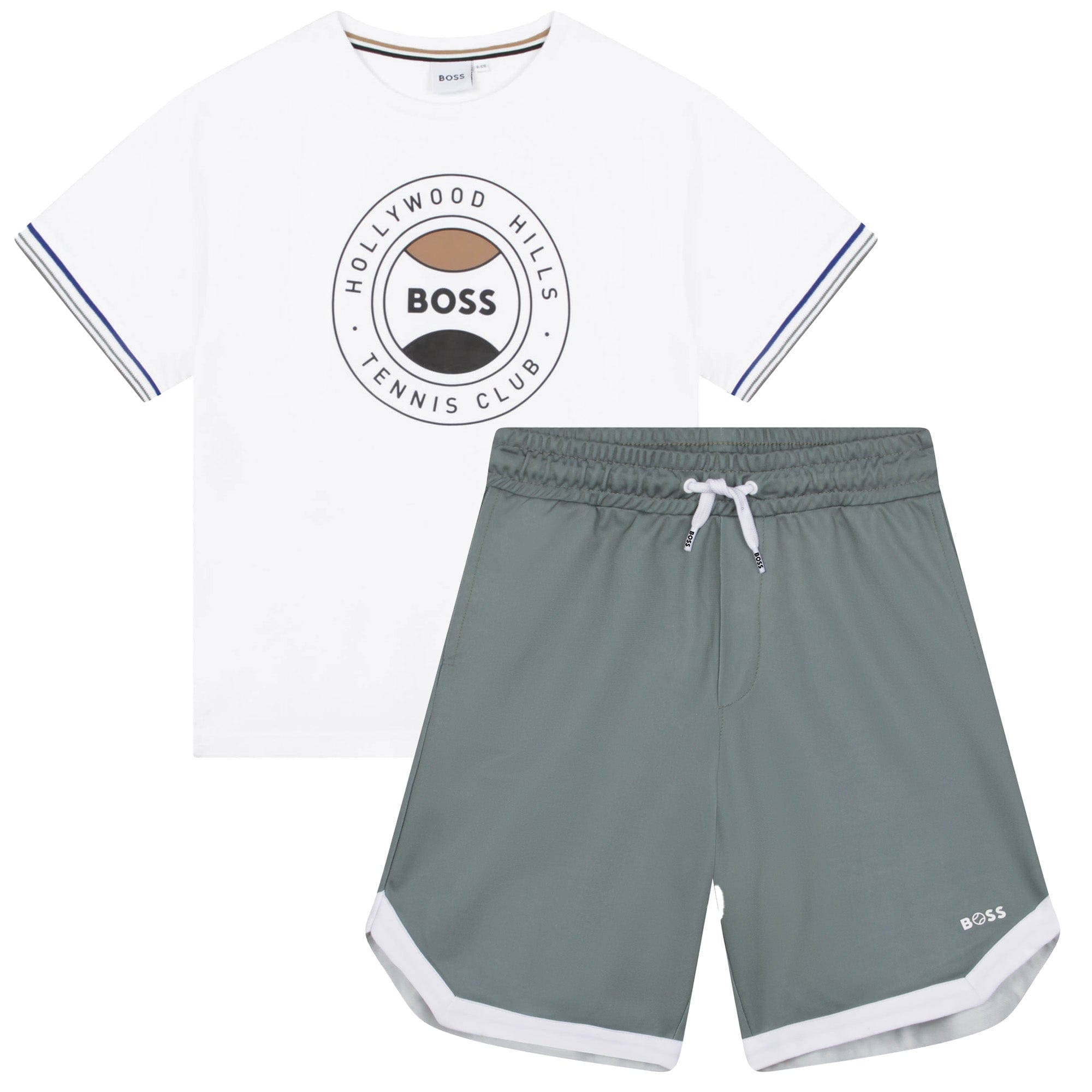 HUGO BOSS - Tennis Club Short Set - White
