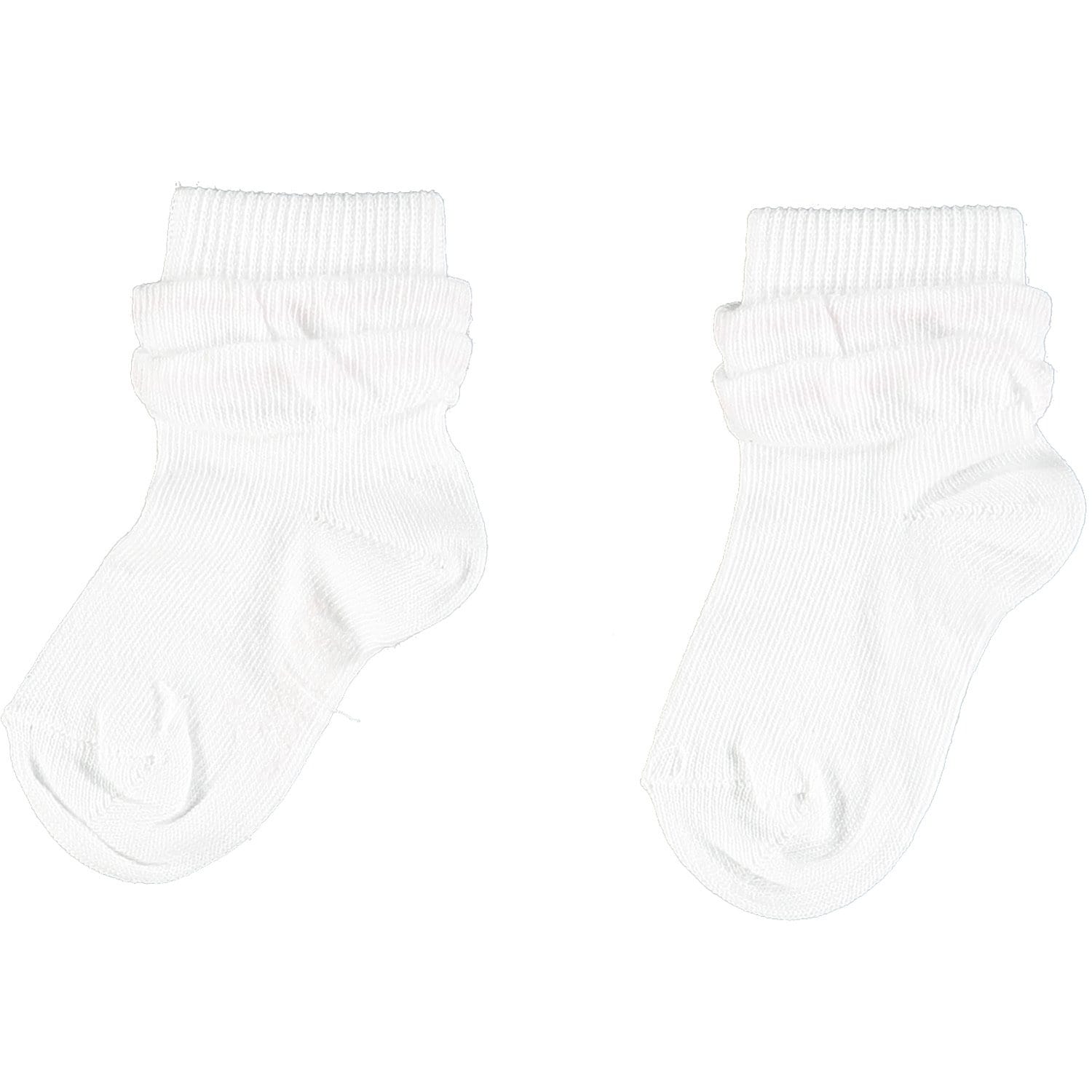 Little A - Frilly Socks - White