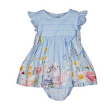 LAPIN HOUSE BABY BLUE DRESS WITH BODYSUIT