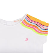 BILLIEBLUSH - Top & Fun Denim Short  & Jacket Set - White
