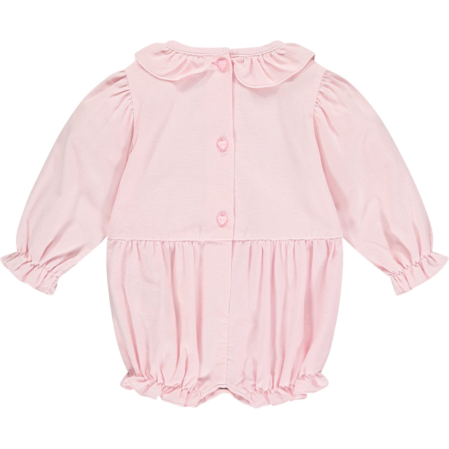 LITTLE A - Eilidh Baby Cord Romper - Baby Pink