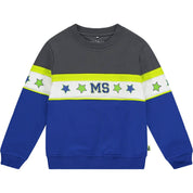 MITCH & SON - Giovanni Colour Block Sweatshirt Set - Royal Blue
