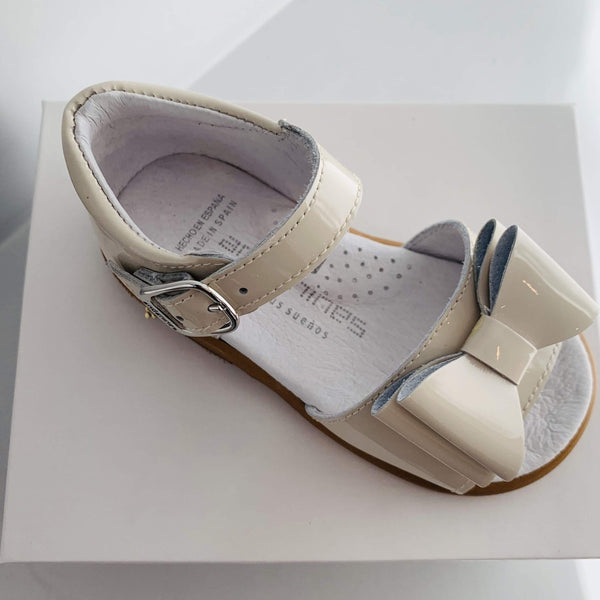 ANDANINES - Patent Leather Sandal - Sand