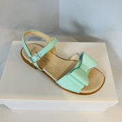 ANDANINES - Patent Leather Sandal Thin Strap - Mint