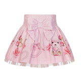 BALLOON CHIC - Teddy Bear Skirt Set - Pink