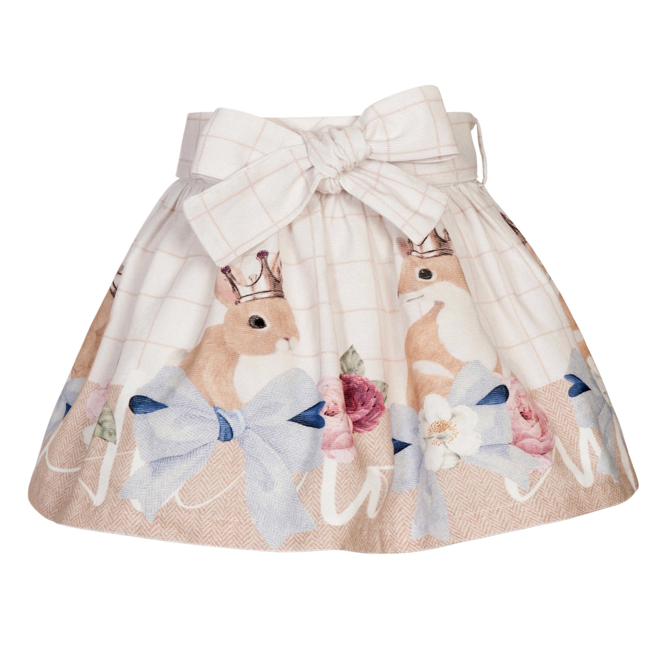 BALLOON CHIC - Squirrel  Skirt Set  - Tan