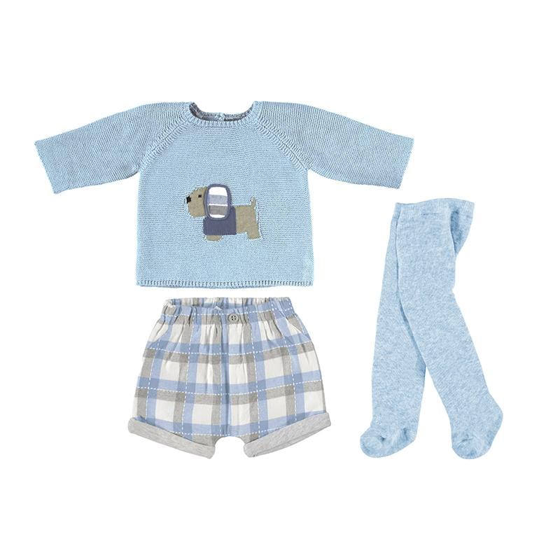 MAYORAL - Dog Three Piece Set - Blue