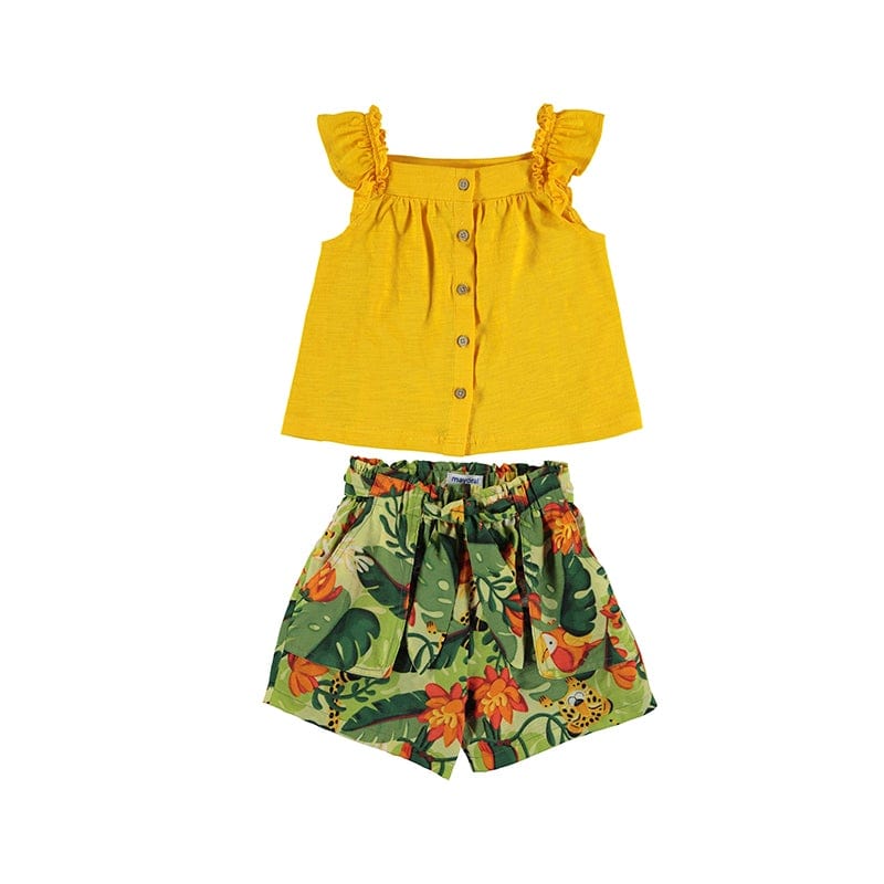 MAYORAL - Banana Short Set - Yellow