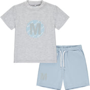 MITCH & SON - Adam M Logo Jersey Set- Grey