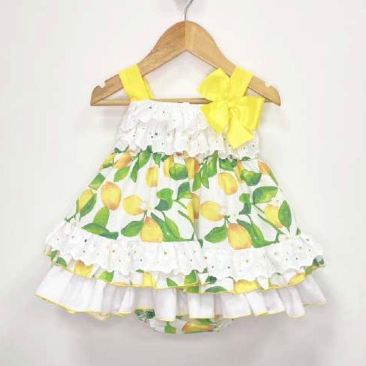NINI - Baby Lemon Dress  - Yellow