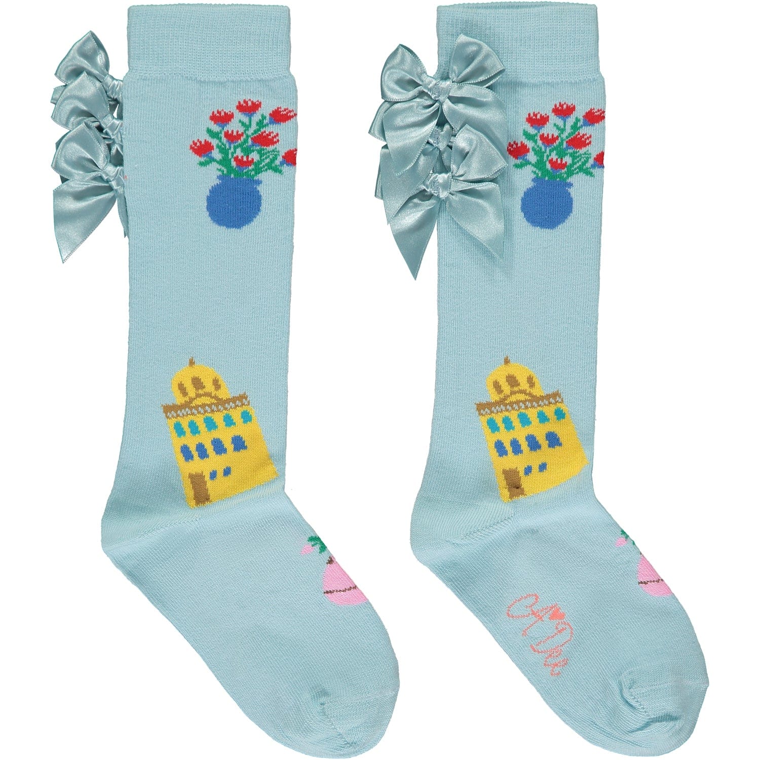 A DEE - Uranda La Isla Bonita Knee High Socks - Aqua