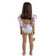 MEIA PATA -  La Felicite Balloons Print Swimsuit - Blush