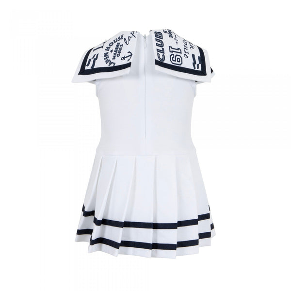 LAPIN HOUSE - Pleated Sailor Dress - White