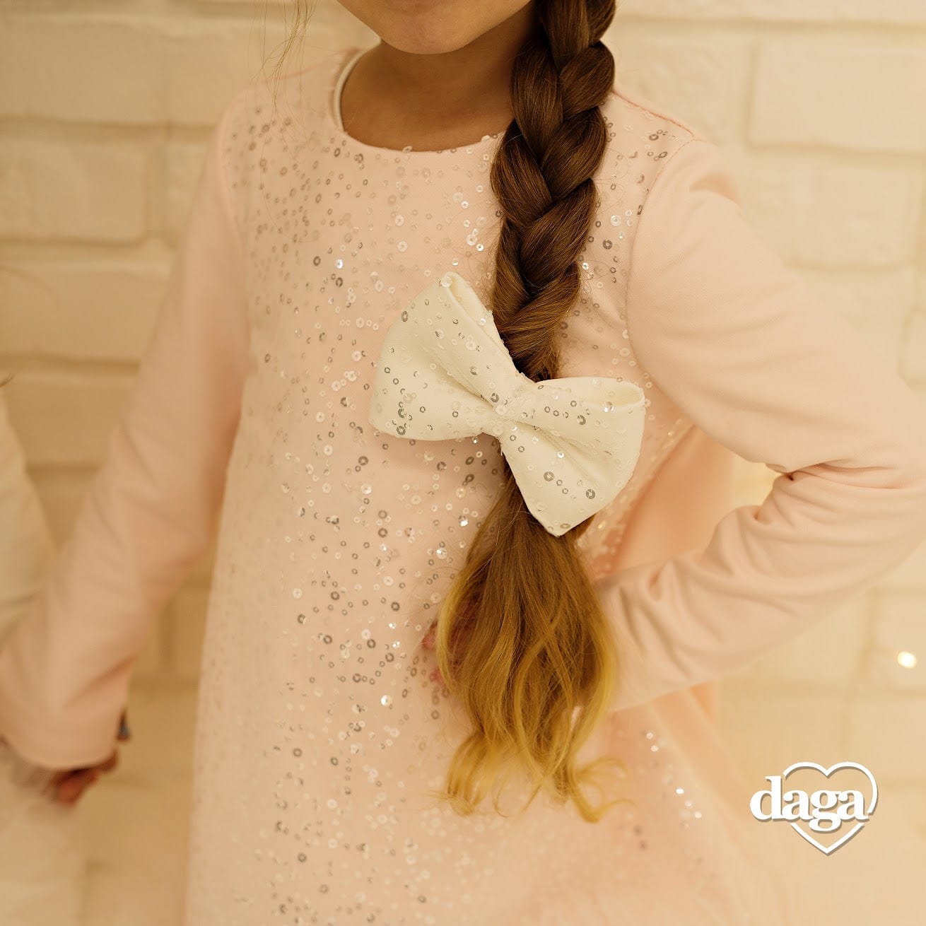 Daga - Pastel Sweetness Tutu Sparkle Dress - Pink