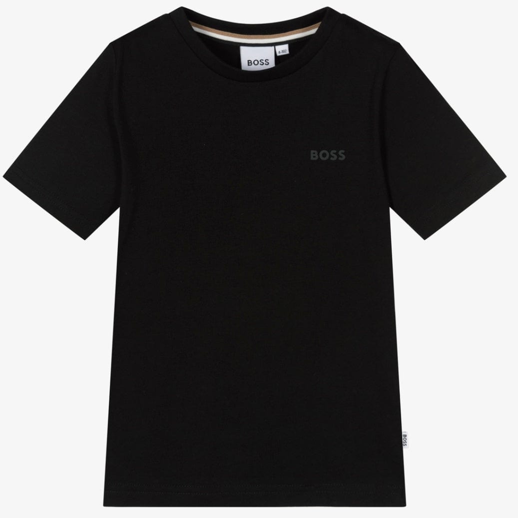 HUGO BOSS - Small Logo T Shirt -  Black