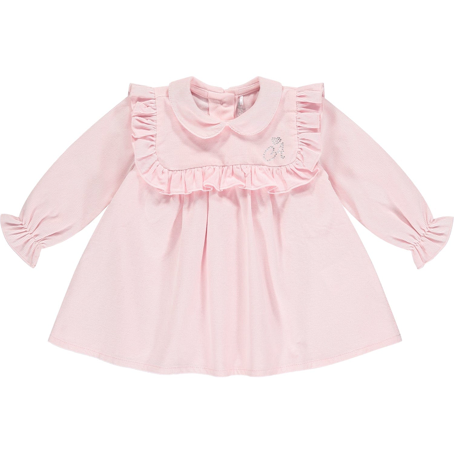 LITTLE A - Elspeth baby Cord Dress - Baby Pink