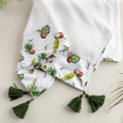 MEIA PATA - Coconut Print Towel - Green