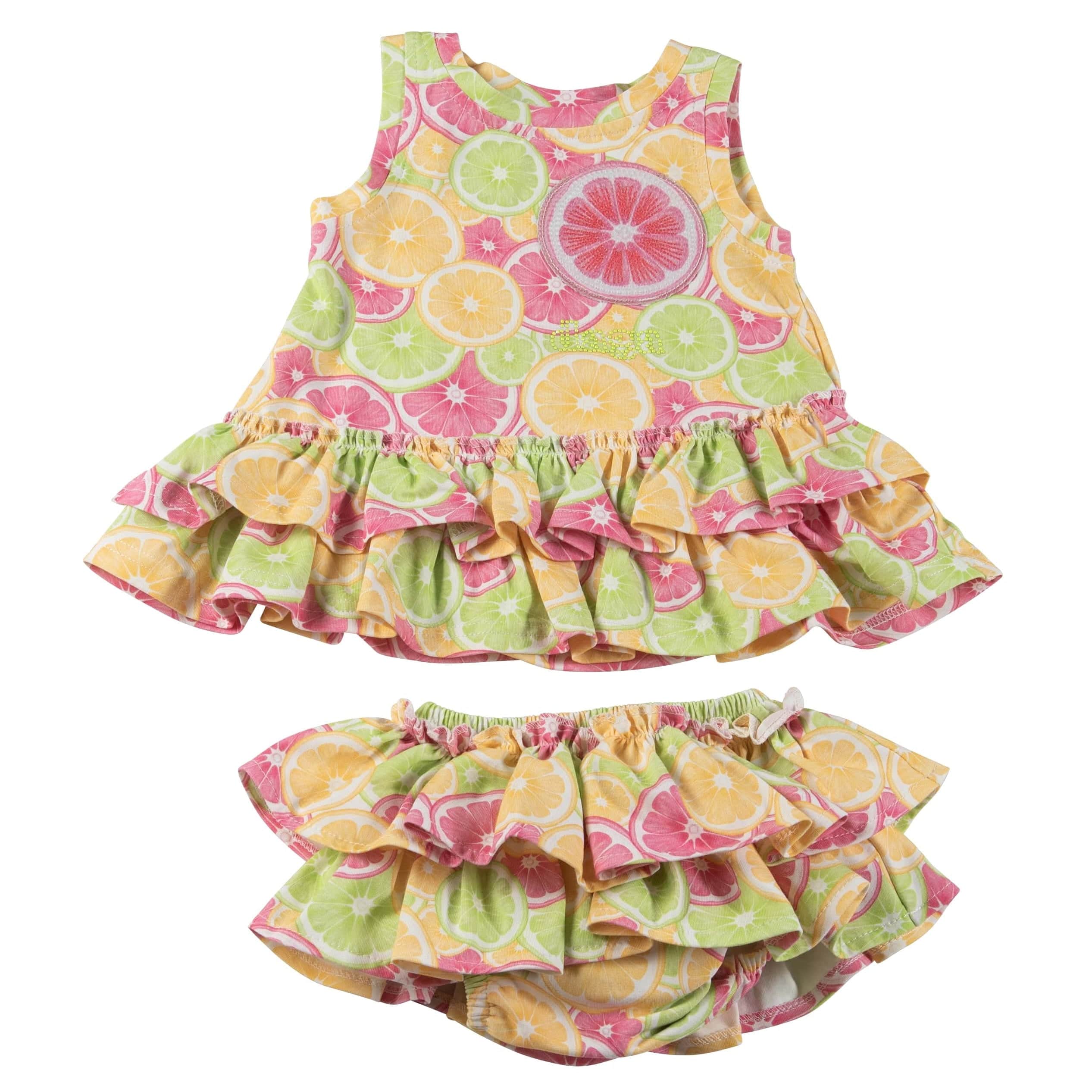 Daga - Lemon Power Dress Set - Multi